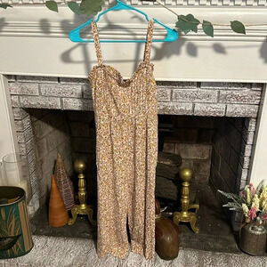 Madewell floral print Jumpsuit size 2 petite